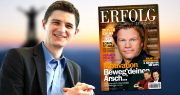 ERFOLG Magazin: Der neue Titel aus dem Backhaus Verlag Verleger Julien Backhaus freut sich über den neuen Titel ERFOLG