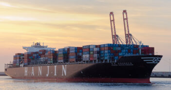 Solvium Capital von Hanjin-Pleite nicht berührt. Container ship